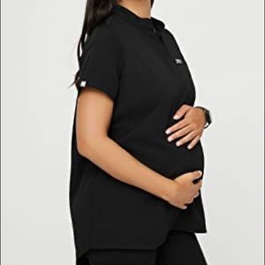 Figs Maternity Top, XS, Black. Good, used 5x